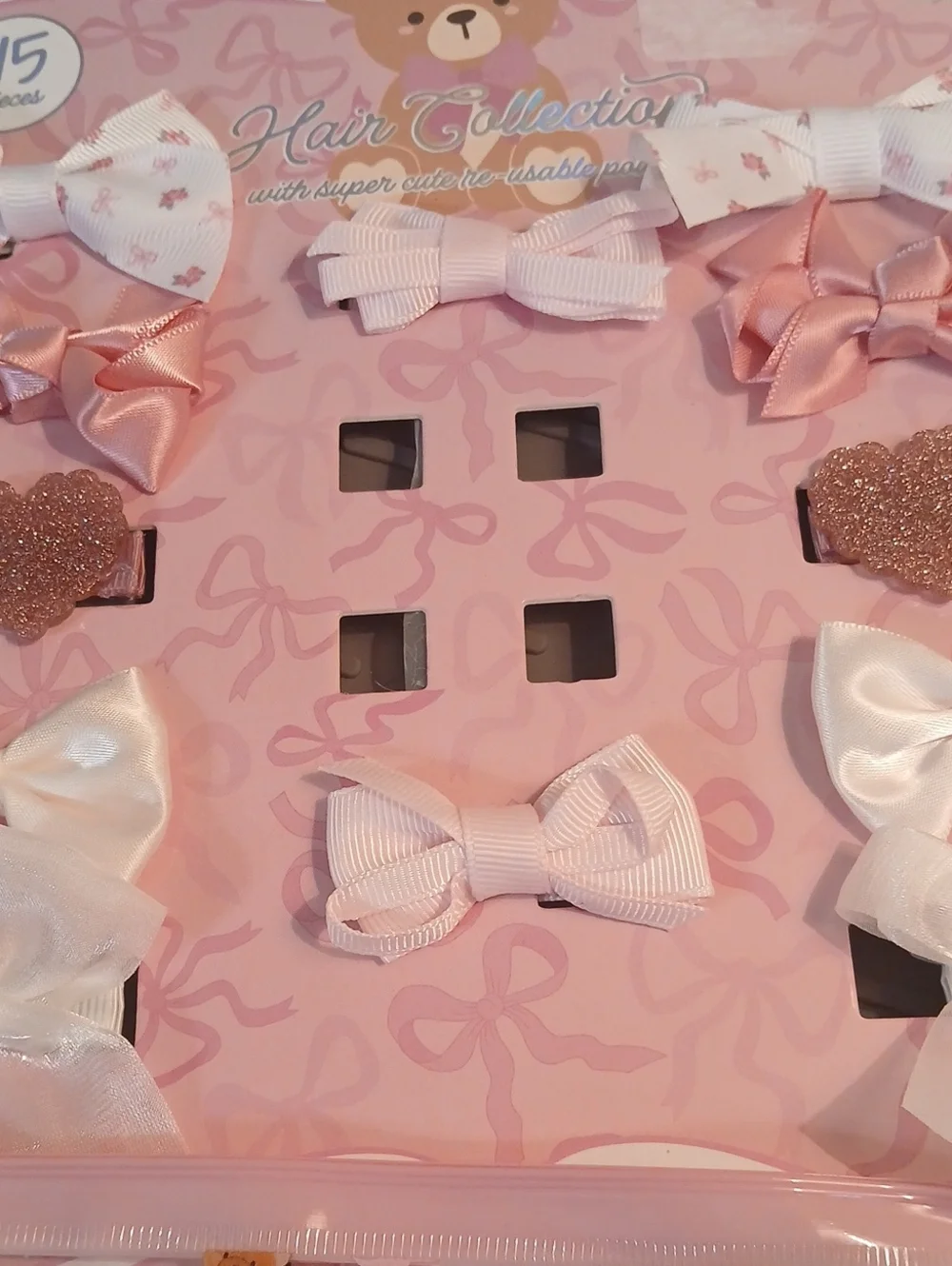 CAPELLI OF NEW YORK, Baby Hair Acessory Set. BOW/CLIPS